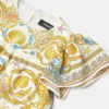 Underwater Barocco Ruffled Silk Kids Dress Underwater Barocco Ruffled Silk Kids Dress