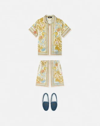 Underwater Barocco Silk Kids Shirt