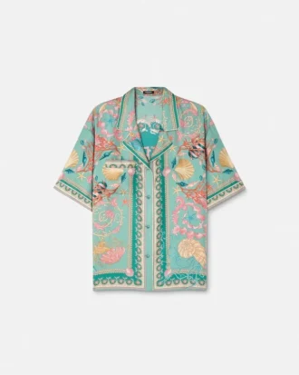 Underwater Barocco Silk Shirt