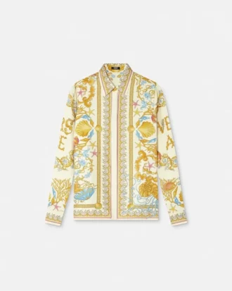 Underwater Barocco Silk Shirt