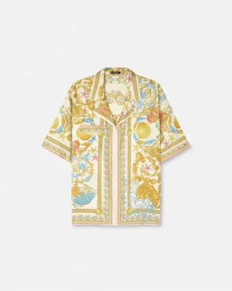 Underwater Barocco Silk Shirt