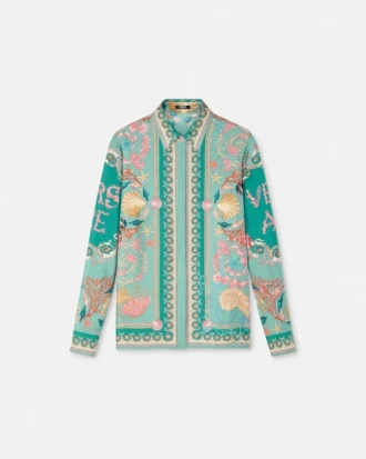 Underwater Barocco Silk Shirt