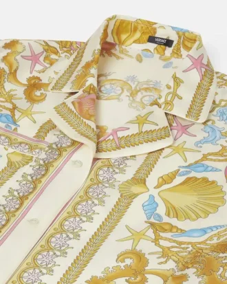 Underwater Barocco Silk Shirt