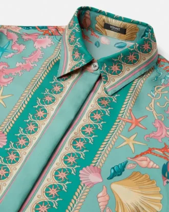 Underwater Barocco Silk Shirt