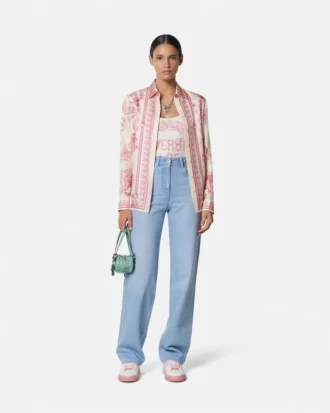 Underwater Barocco Silk Shirt