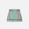 Underwater Barocco Silk Shorts Underwater Barocco Silk Shorts