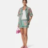 Underwater Barocco Silk Shorts Underwater Barocco Silk Shorts