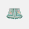 Underwater Barocco Silk-shorts för barn med volanger