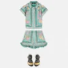 Underwater Barocco Silk Kids Shirt