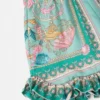 Underwater Barocco Silk-shorts för barn med volanger