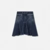 Utställd denimkjol Utställd denimkjol