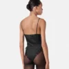 V Allover Jacquard Silk Bodysuit V Allover Jacquard Silk Bodysuit