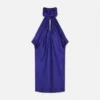V Allover Jacquard Silk Relaxed Mini Dress V Allover Jacquard Silk Relaxed Mini Dress