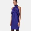 V Allover Jacquard Silk Relaxed Mini Dress V Allover Jacquard Silk Relaxed Mini Dress