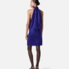 V Allover Jacquard Silk Relaxed Mini Dress V Allover Jacquard Silk Relaxed Mini Dress