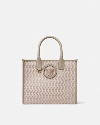 V Allover La Medusa Small Tote Bag