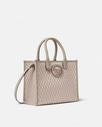 V Allover La Medusa Small Tote Bag