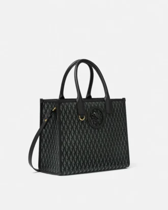 V Allover La Medusa Small Tote Bag