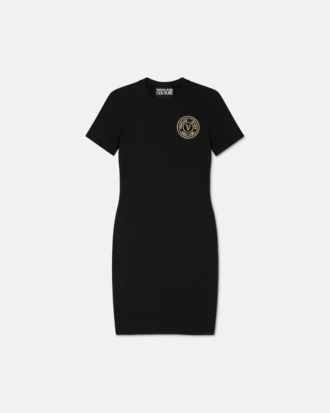 V-Emblem T-shirtklänning