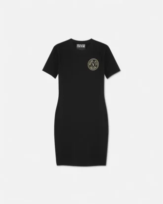V-Emblem T-shirtklänning