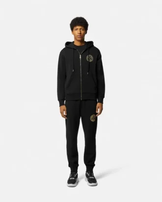 V-Emblem Zip Hoodie