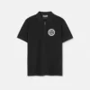 V-Emblem Zip Polo Shirt V-Emblem Zip Polo Shirt