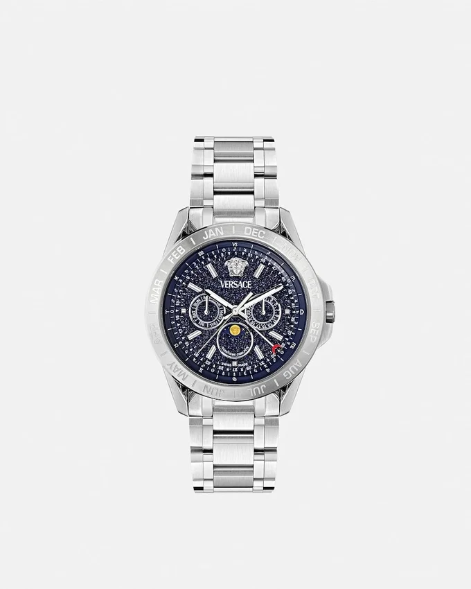 V-Galaxy Moonphase-klocka V-Galaxy Moonphase-klocka