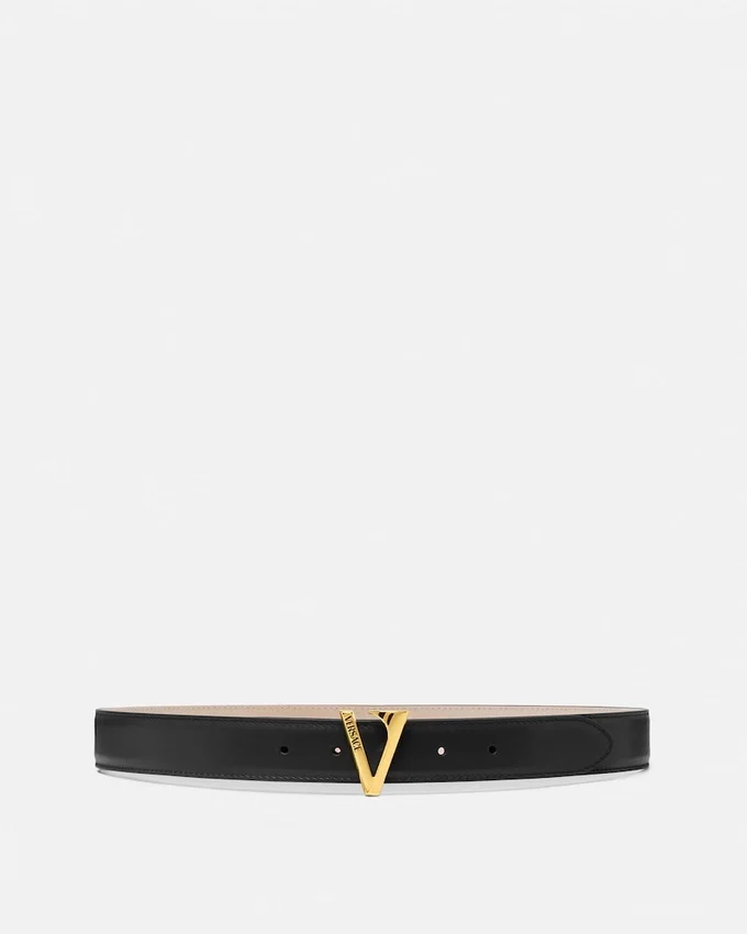 V Läderbälte 3 cm V Läderbälte 3 cm
