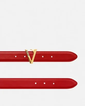 V Läderbälte 3 cm V Läderbälte 3 cm