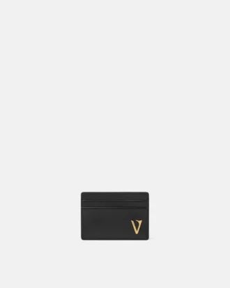 V Läderkortfodral