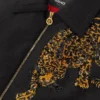 Versace Leopard Mélange ullblousonjacka Versace Leopard Mélange ullblousonjacka