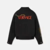 Versace Leopard Mélange ullblousonjacka Versace Leopard Mélange ullblousonjacka