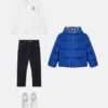 Versace Logo Crest Oxford Kids Shirt