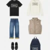 Versace Logo Kids Puffer Vest