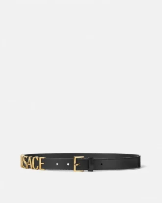 Versace Logo läderbälte 2,5 cm Versace Logo läderbälte 2,5 cm