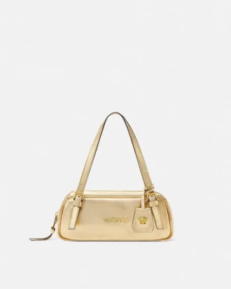 Versace Tag Bowling Metallic Bag