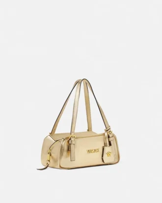 Versace Tag Bowling Metallic Bag