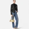 Versace Tag Bowling Metallic Bag