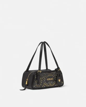Versace Tag bowlingväska med nitar