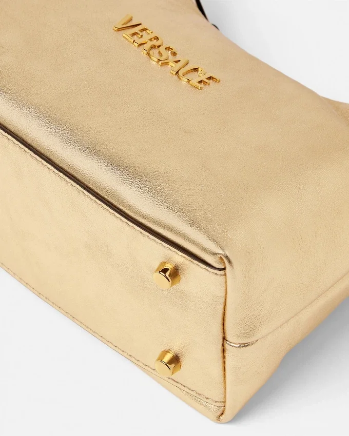 Versace Tag Hobo Metallic Bag Versace Tag Hobo Metallic Bag