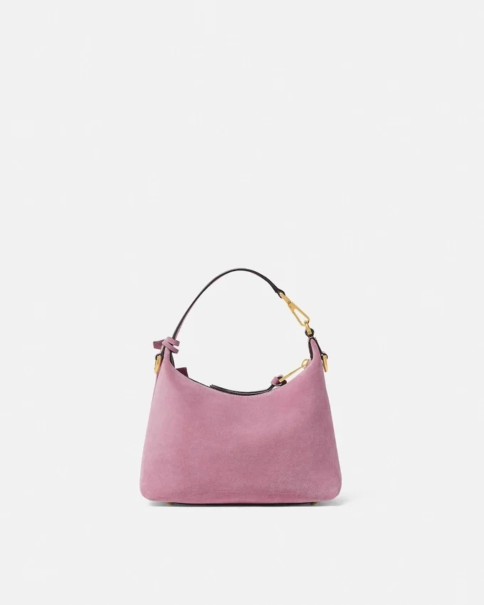 Versace Tag Hobo-väska i mocka Versace Tag Hobo-väska i mocka
