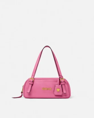 Versace Tag Nappa Bowling Bag