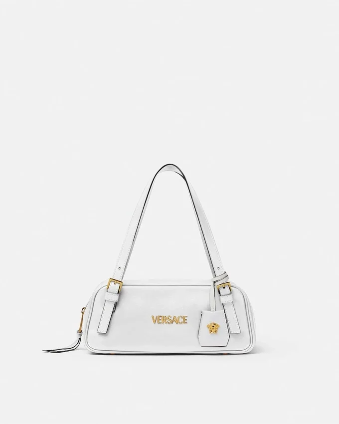 Versace Tag Nappa Bowling Bag Versace Tag Nappa Bowling Bag