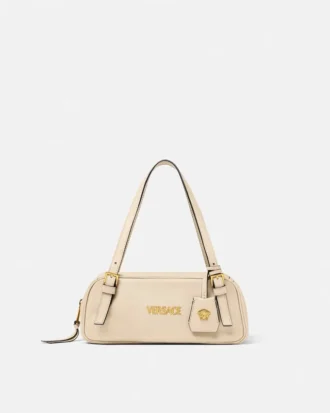Versace Tag Nappa Bowling Bag
