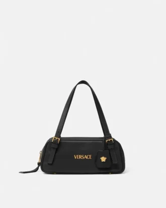 Versace Tag Nappa Bowling Bag