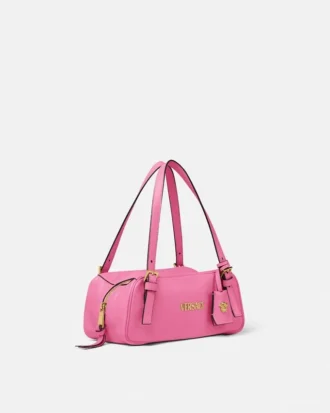 Versace Tag Nappa Bowling Bag