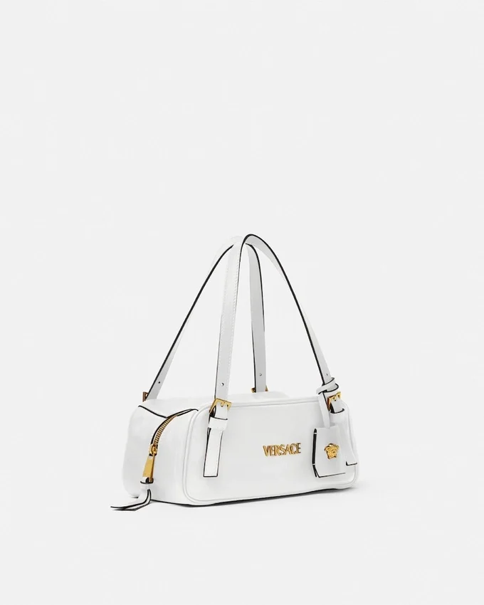 Versace Tag Nappa Bowling Bag Versace Tag Nappa Bowling Bag