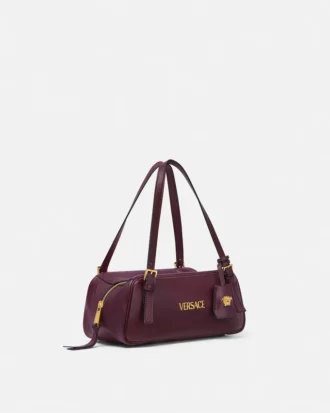 Versace Tag Nappa Bowling Bag