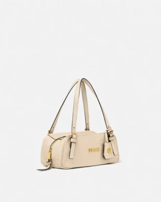 Versace Tag Nappa Bowling Bag