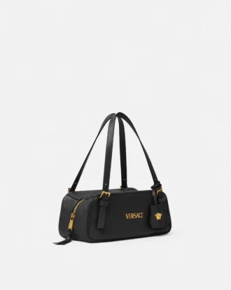 Versace Tag Nappa Bowling Bag